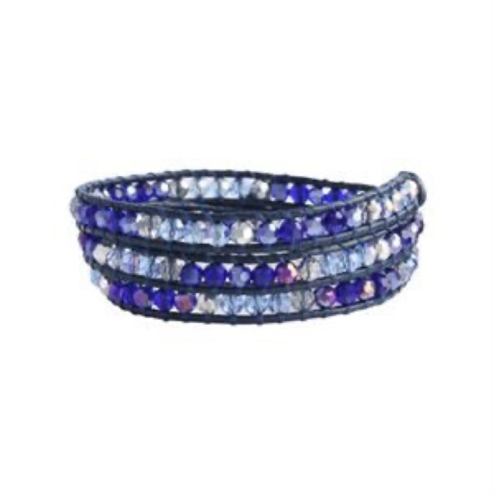 Indigo Beaded Wrap (bracelet or anklet) by Youngevity